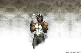 Wolverine drawing white shirt black - yusuke murata free wallpaper for desktop