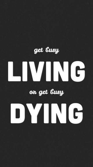 Black white poster words text - busy free wallpaper for mobile