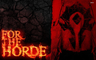 Red black background horde text 2 - a red text free wallpaper