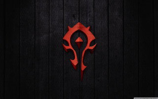 Red logo wooden wall dark - the side of it free wallpaper