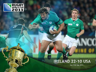 Rugby player running ball trophy - denis eden free wallpaper