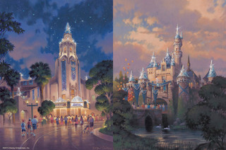 Castle city night painting castle - brothers hildebrandt free wallpaper