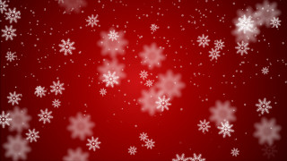 Red background snowflakes sides winter - plain background free wallpaper for desktop