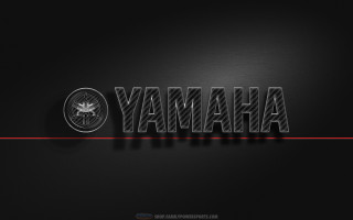 Yamaha 3d letters red stripe - a red stripe free wallpaper