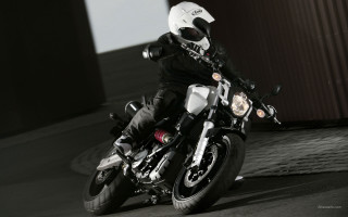 Man motorcycle street building helmet - a street next free wallpaper