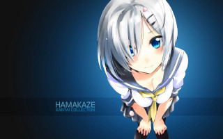 Anime character white hair blue 2 - a yellow tie free wallpaper