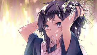 Aguri uchida girl blue shirt - a blue shirt free wallpaper