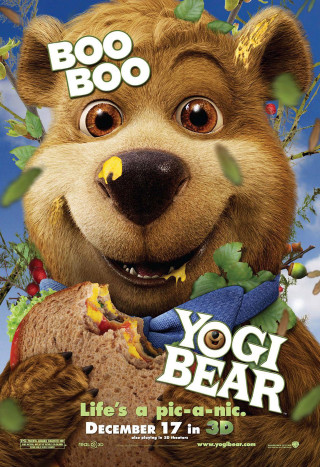 Yogi bear poster bear eating - free sci-fi wallpaper for mobile