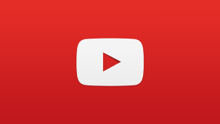 Red background white play button - edward george handel lucas free wallpaper