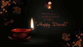 Lit candle happy diwali dark - candle free wallpaper
