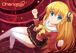 Blonde girl blue eyes anime 2 - long blonde hair free wallpaper