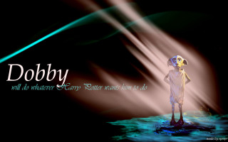 Dobby cartoon character ghost standing - a ghost free wallpaper for desktop