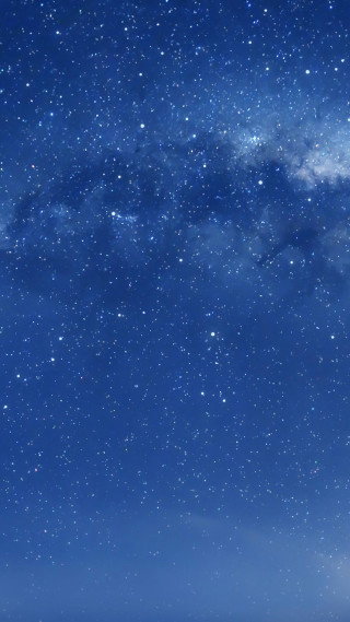 Man beach night sky stars - free space wallpaper