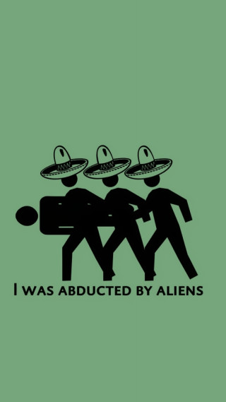 Green poster three people line - a surrealist painting free wallpaper for mobile