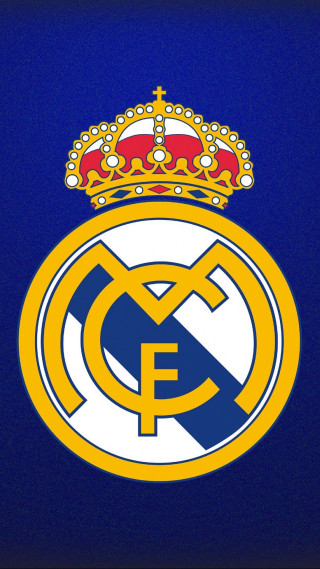Real madrid crest crown top 2 - a white stripe free wallpaper for mobile