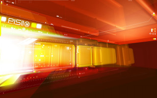 Computer screen bright light red 3 - beeple free wallpaper