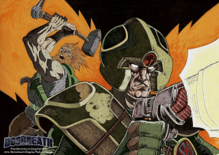 Man gun dog fire drawing - a drawing of a man holding free wallpaper