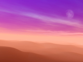 Purple sky pink background distant 2 - a purple sky free wallpaper for desktop