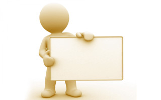 Person holding sign pointing thumb - a thumb free wallpaper