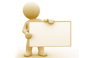 Person holding sign pointing thumb 2 - a thumb free wallpaper