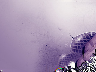 Purple background person umbrella rainbow 2 - a picture of a person holding free wallpaper