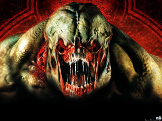 Demonic creature large teeth fangs - a demonic looking creature free wallpaper