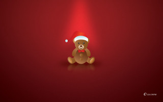 Teddy bear santa hat red 9 - a santa hat free wallpaper