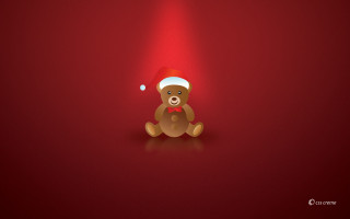 Teddy bear santa hat red 5 - a santa hat free wallpaper