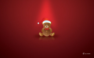 Teddy bear santa hat red 6 - a santa hat free wallpaper