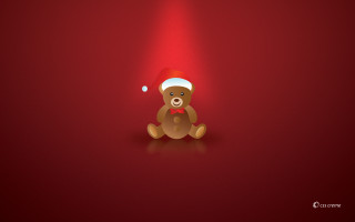 Teddy bear santa hat red 8 - a santa hat free wallpaper