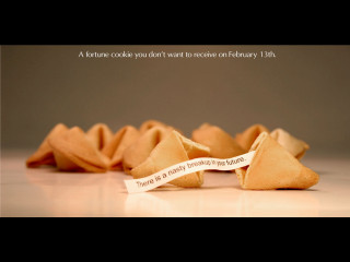 Fortune cookies table ribbon valentines - fluxus free wallpaper
