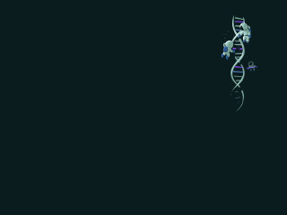 Black background blue white design 2 - biopunk free wallpaper for desktop