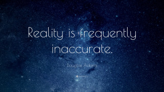 Dark blue stars quote reality - surreality free wallpaper