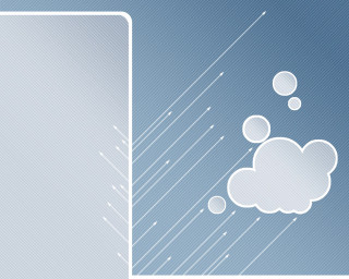Blue white background cloud square - bubble free wallpaper