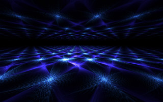 Blue abstract background lines dots 3 - the middle of the image free wallpaper for desktop