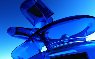 Blue sculpture sky background clouds 2 - 3 d free wallpaper for desktop