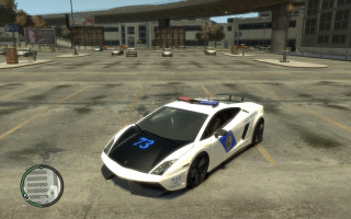 Police car parking lot building - free cars wallpaper for desktop