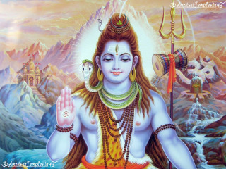 Hindu god hands air mountain - a painting of a hindu god free wallpaper for desktop