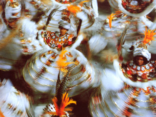 Carnival costume dancers feathers man - ceferí olivé free wallpaper