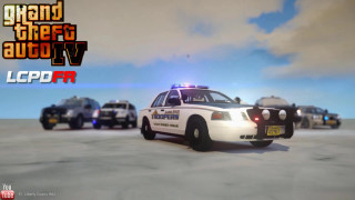 Police car parking lot cloudy - a police car free wallpaper