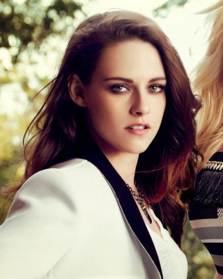 Fantastically beautiful women white jackets - a poster free wallpaper