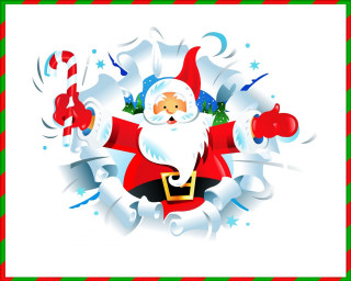 Santa claus presents christmas decoration 2 - a santa clause free wallpaper for desktop