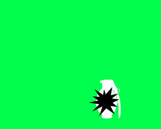 Green screen black white star - object in the middle free wallpaper