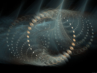 Spiral bubbles air black background 3 - image of a spiral free wallpaper