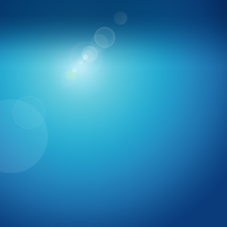 Blue background blurry sun sky - anamorphic len free wallpaper for tablet