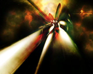 Bright light beam sky red - anamorphic len free wallpaper for desktop