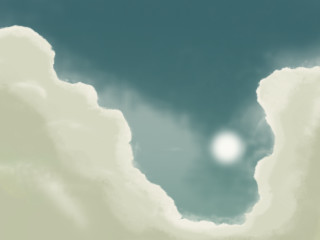 Sky clouds sun distance blue 3 - tonalism free wallpaper