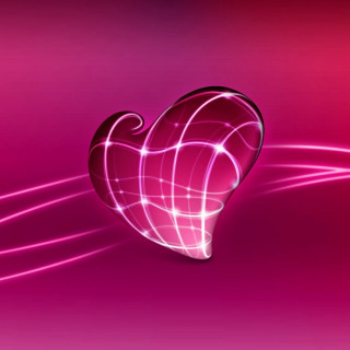 Heart pink wave heart video - carlos trillo name free wallpaper for tablet