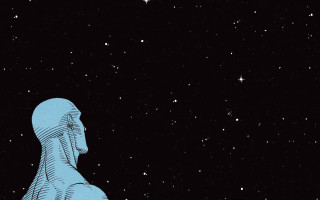 Blue alien night sky stars - dave gibbons free wallpaper for desktop