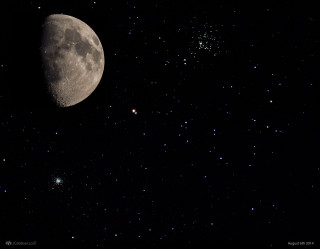 Full moon stars night sky - the night sky free wallpaper